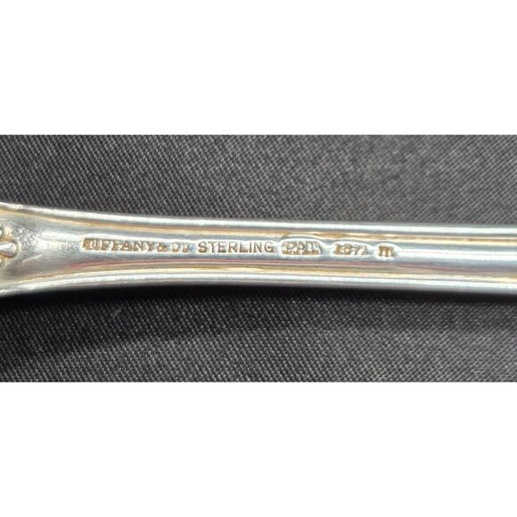 Tiffany & Co. Sterling Silver "Palm" Serving Spoon - Picture 2 of 4